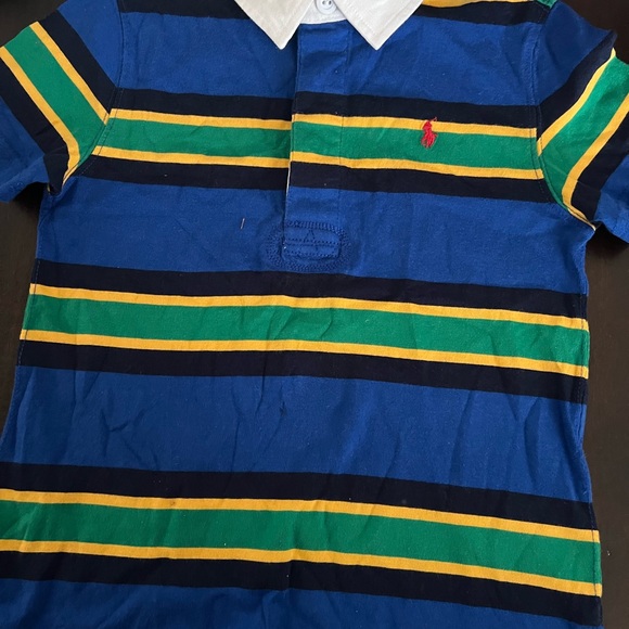 Polo by Ralph Lauren Kids' Blue Striped Polo Shirt - Picture 1 of 4